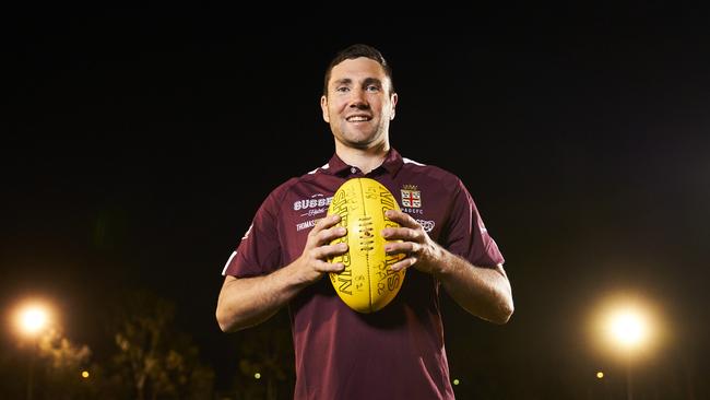 Prince Alfred Old Collegians defender Adam Perryman was key to his side’s win over Glenunga. Picture: Matt Loxton