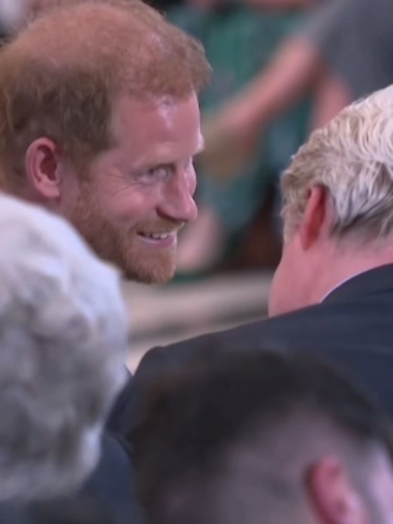 He was seen chatting happily with his uncle at the Invictus Games’ 10th Anniversary Service at St Paul's Cathedral in May.