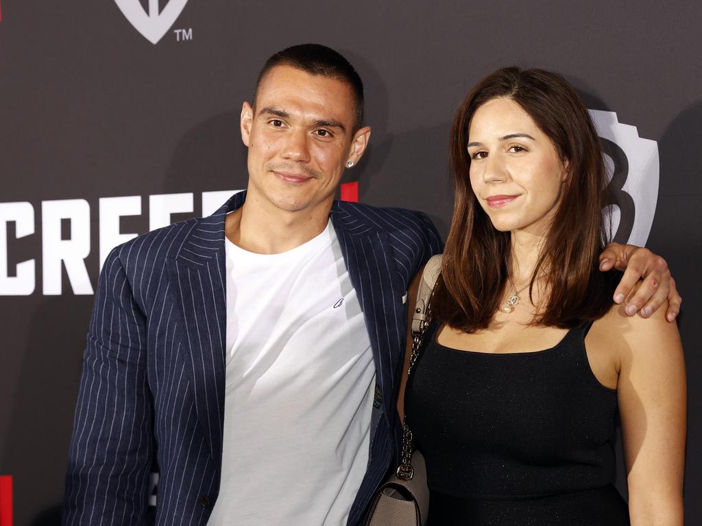 Tszyu and partner Alexandra Constantine will head to Spain after the fight. Picture: Jonathan Ng