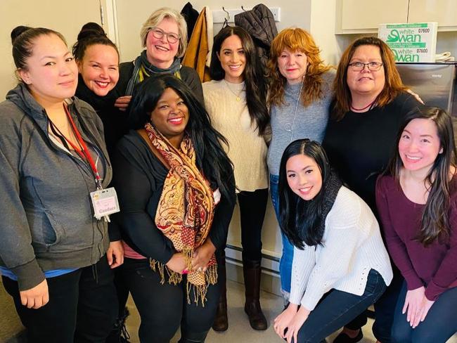 Meghan Duchess of Sussex visited the Downtown Eastside Women's Centre in Vancouver, Canada. Picture: Downtown Eastside Women's Centre