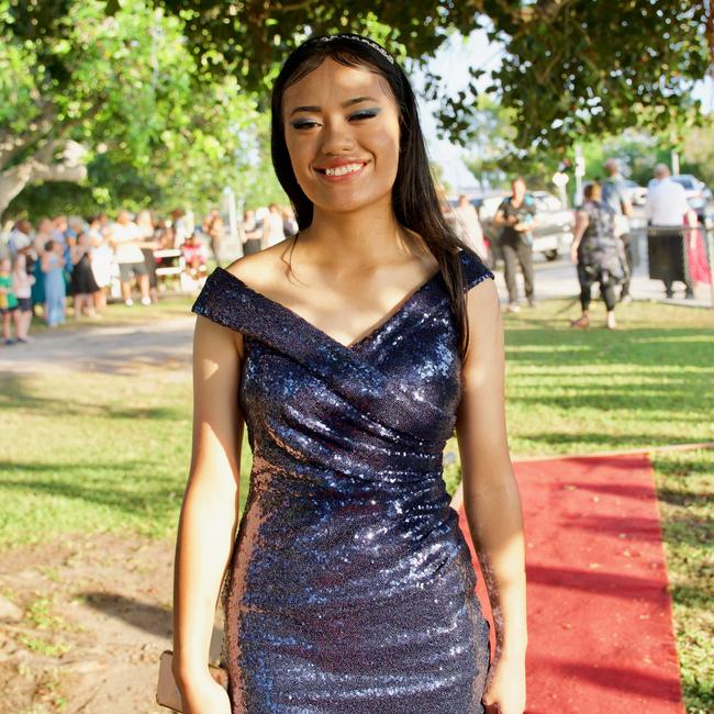 Uelna Corethy at the Bowen State High School Year 12 Formal held on Friday, November 18, 2022.