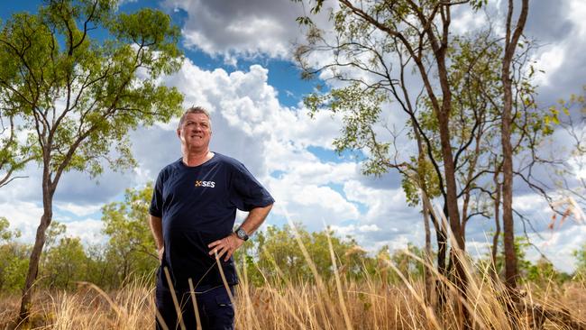 Volunteer Brett Martin enjoys the satisfaction of helping his community. Picture: Che Chorley