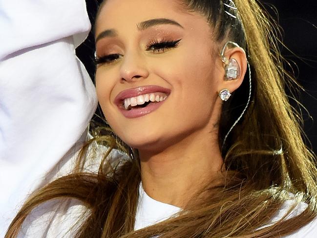 MANCHESTER, ENGLAND - JUNE 04:  NO SALES, free for editorial use. In this handout provided by 'One Love Manchester' benefit concert Ariana Grande performs on stage on June 4, 2017 in Manchester, England. Donate at www.redcross.org.uk/love  (Photo by Getty Images/Dave Hogan for One Love Manchester)