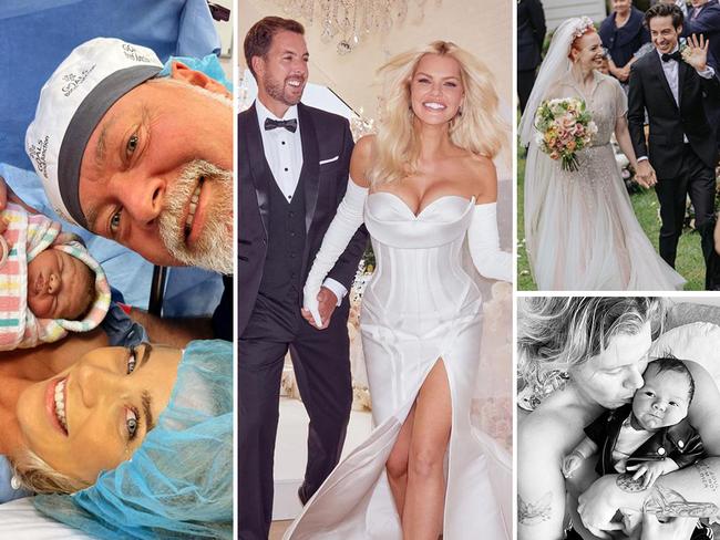 Christmas yearender: Celeb births and weddings