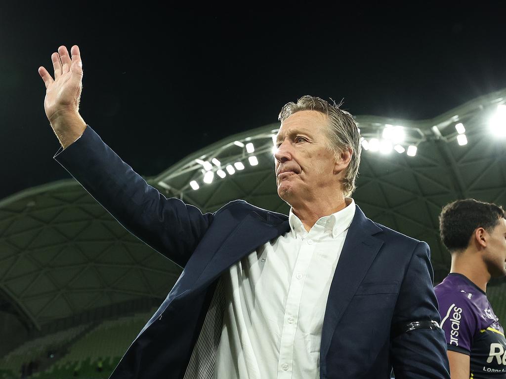 Storm coach Craig Bellamy has the luxury of deciding when his time with the club will come to an end. Picture: Getty Images