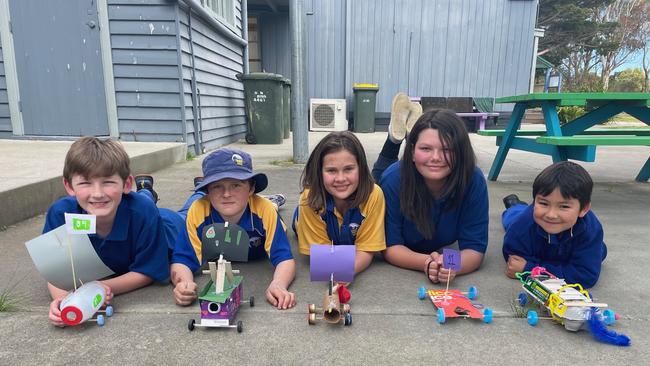 Students at Seaspray Primary School in Gippsland this year.