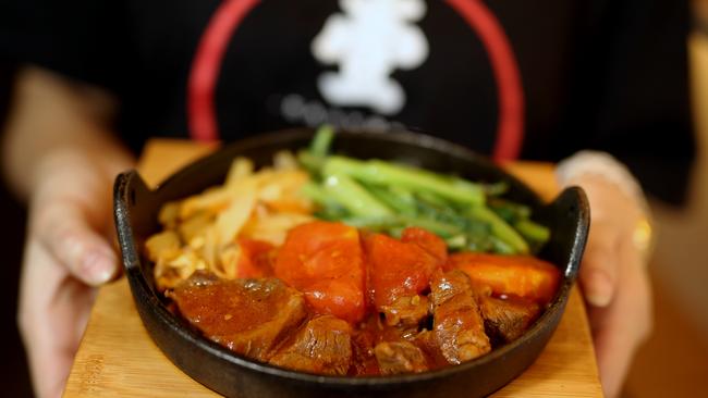 The Stewed beef brisket is popular with customers. Picture: Stuart Milligan