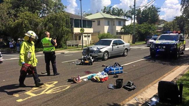 The 89-year-old woman died after she was hit by a Mercedes at Tewantin on Thursday. Picture: Alan Lander