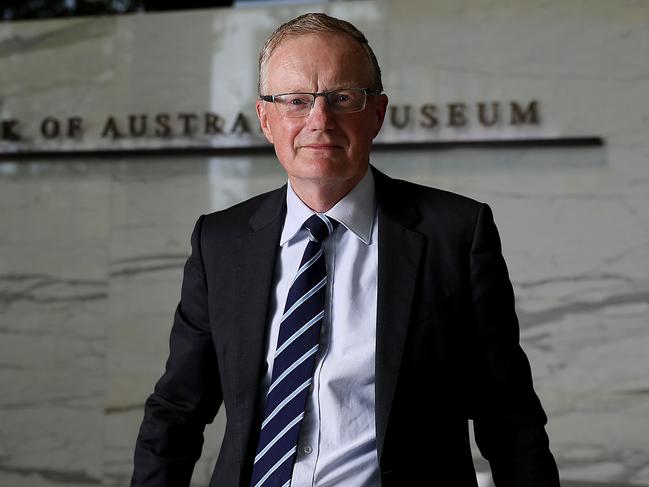 Reserve Bank Governor Philip Lowe for interest rates announcement. Jane Dempster/The Australian