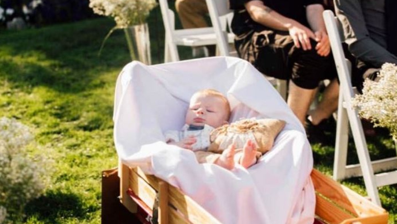 Lindsay was thrilled that Declan got to be part of her big day. Picture: Lindsay Paulsen