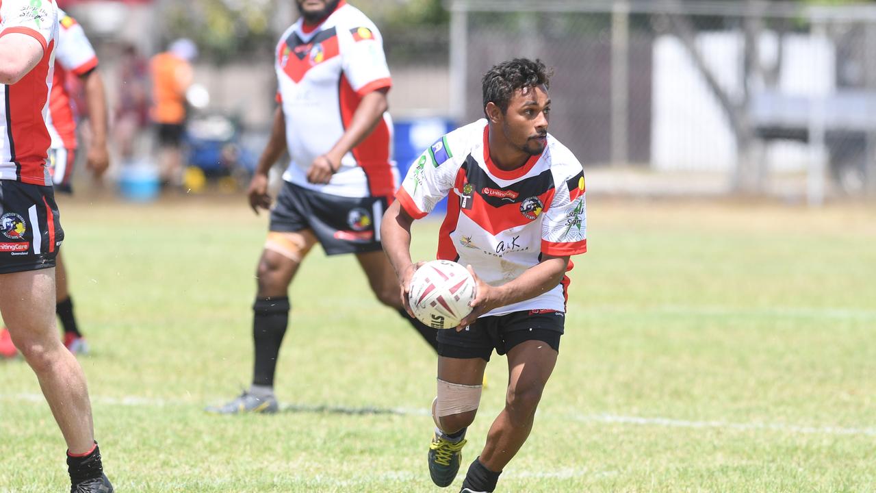 RUGBY LEAGUE - A DAY AT THE PARK: Indigenous Allstars' Leroy Richards