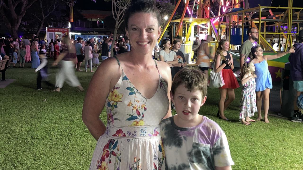 Kelly and Max Williams at the Jacaranda festival 2022 in Grafton. Picture: Matt Gazy