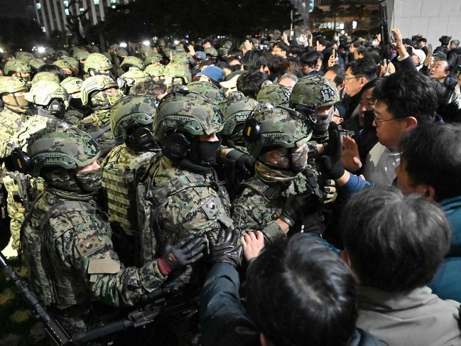 Out of nowhere, South Korea had shifted into something much more draconian at the whim of its leader. Picture: Jung Yeon-je / AFP