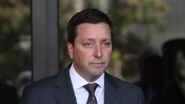 Matthew Guy’s Liberal Party is now in the midst of an integrity scandal. Picture: David Crosling