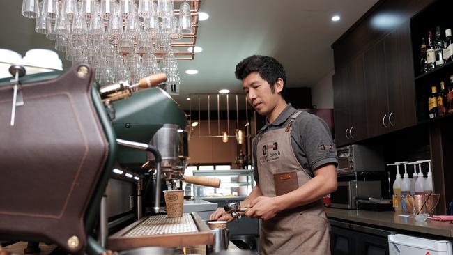 Tenzin Norbu and his wife Sara have opened Copper Bench, a new cafe on Ruthven St, Toowoomba.