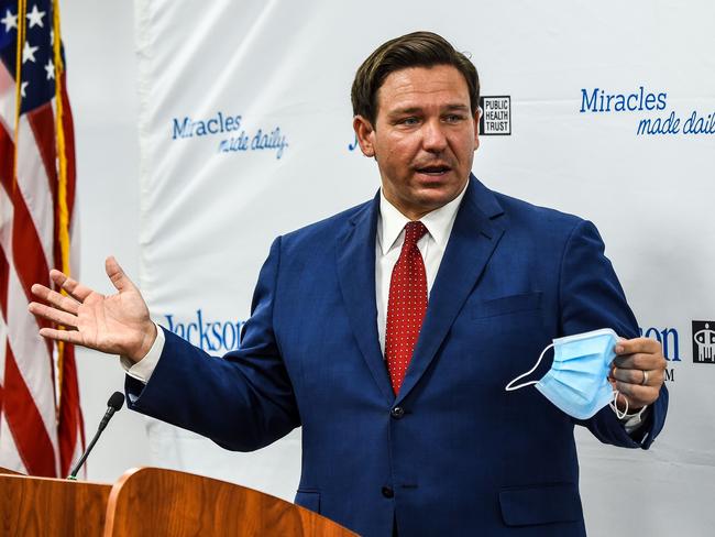 Florida governor Ron DeSantis. Picture: AFP