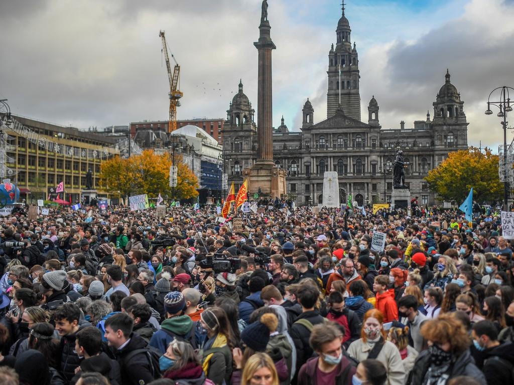 A large number of people during COP26. Picture: Peter Summers/Getty Images