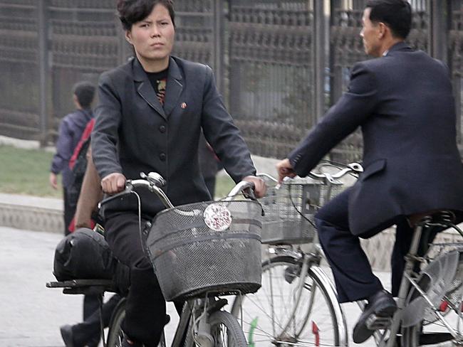 Few women would speak to foreign tourists.