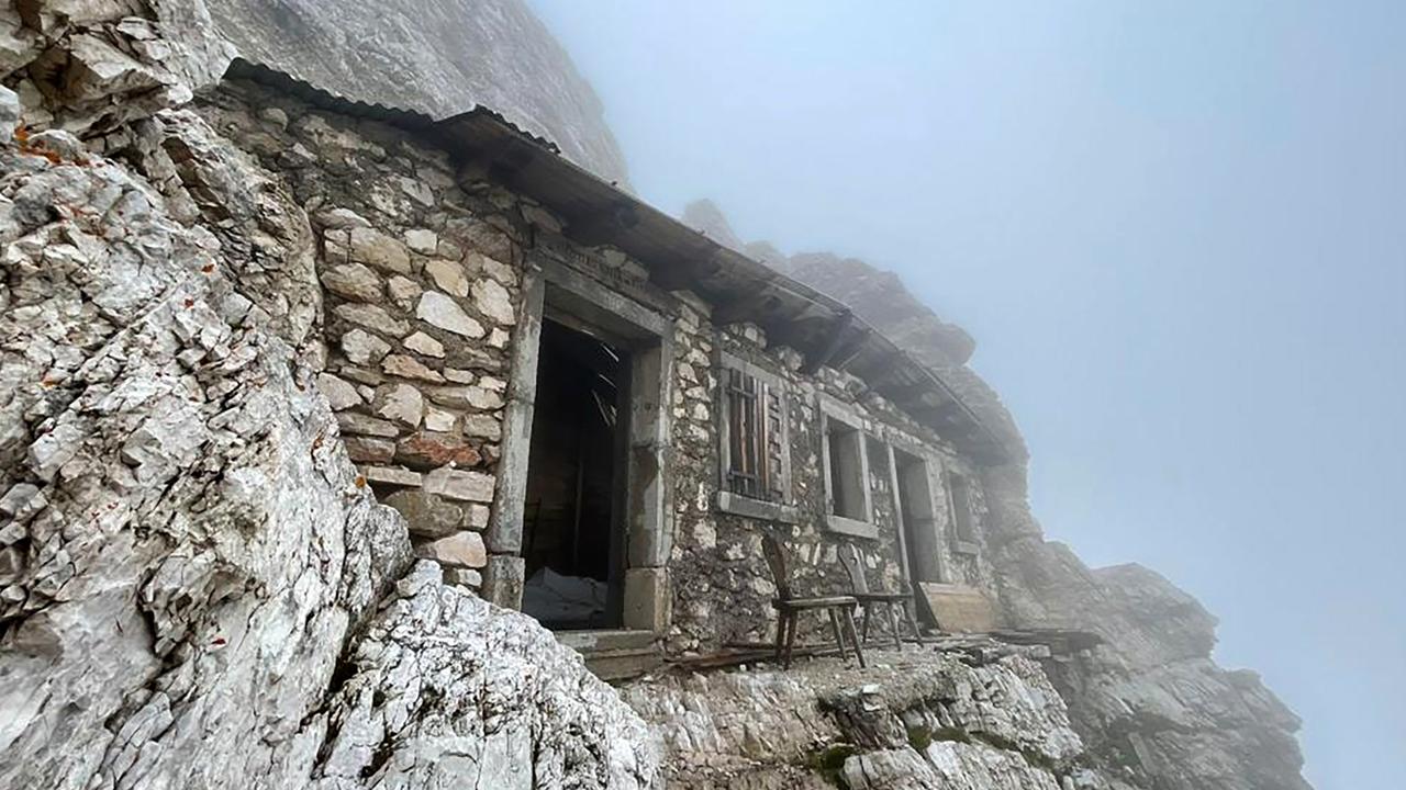 We hope there’s a back door. Picture: Soccorso Alpino e Speleologico Veneto