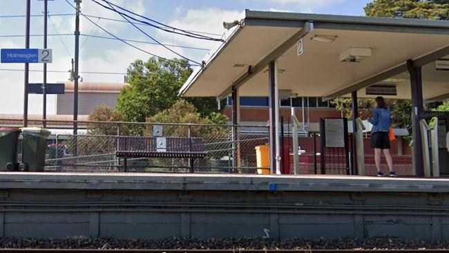 A person has been hit by a train at Holmesglen station.