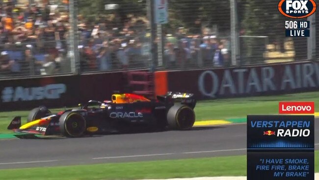 Max Verstappen smoked around the track.