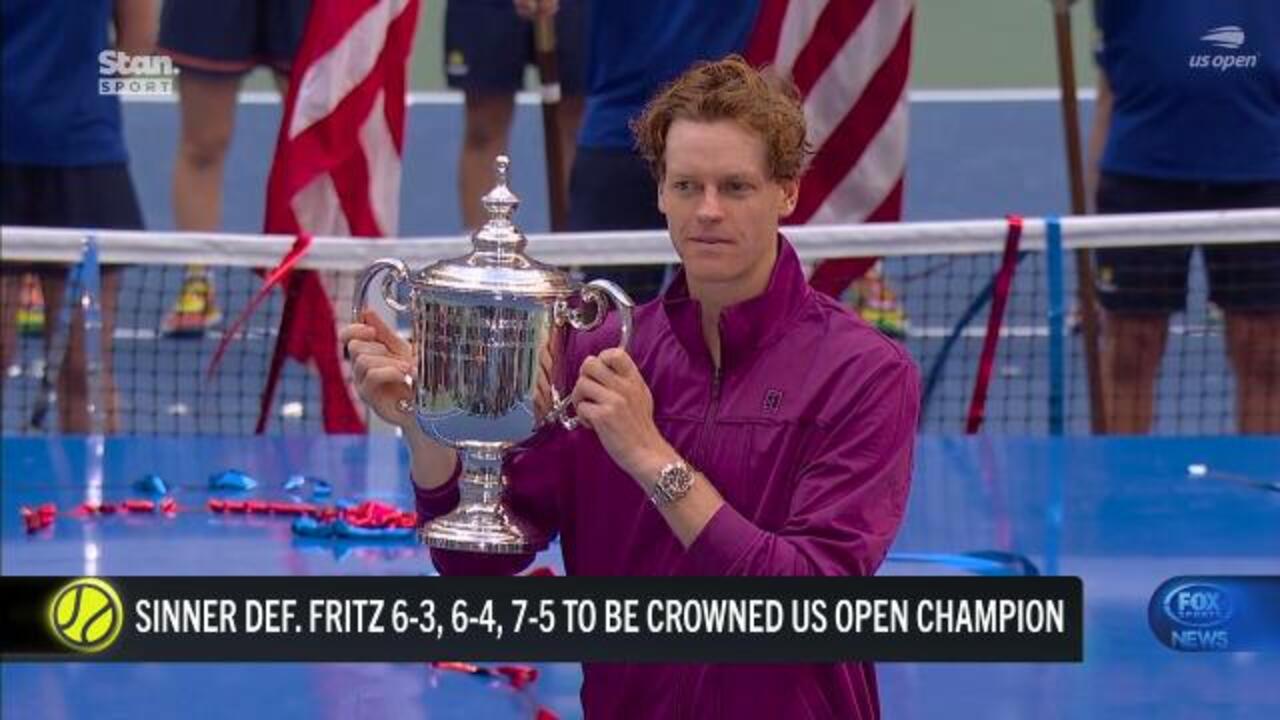 US Open 2024 Jannik Sinner wins men’s final against Taylor Fritz