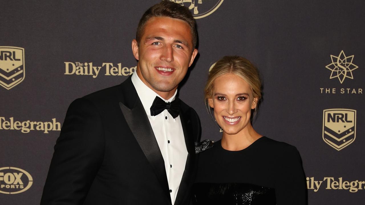 Sam and Phoebe Burgess. Picture: Ryan Pierse/Getty Images