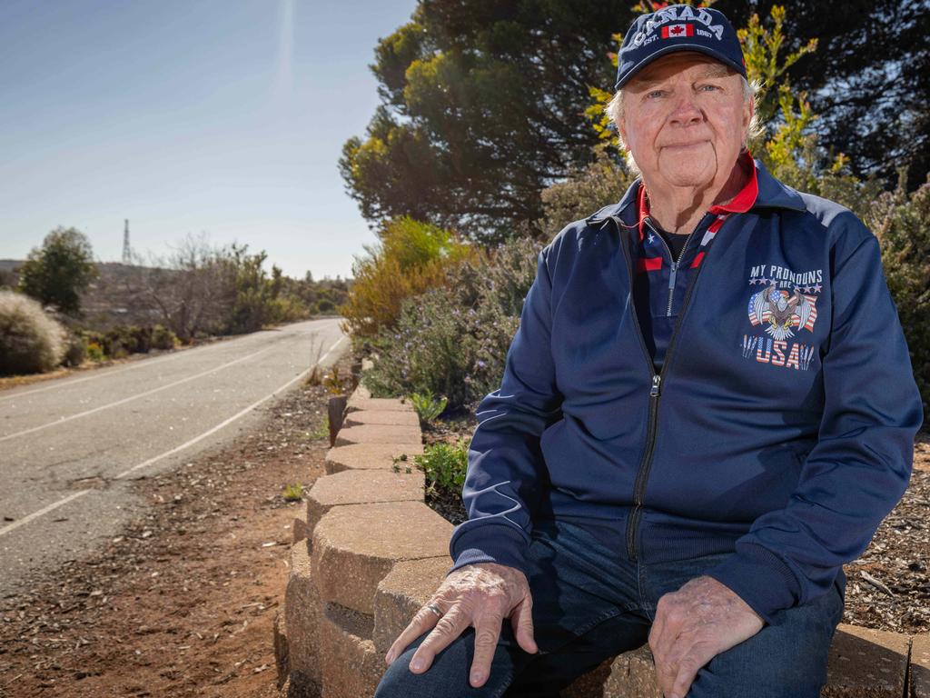 Whyalla local Jeff Hardyman, 71, near the wetlands. Picture: Ben Clark