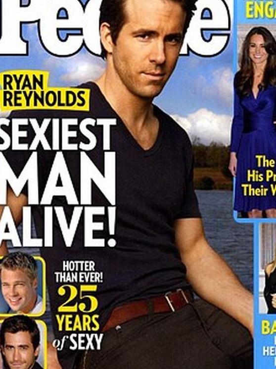 Hottie ... Ryan Reynolds. Picture: People