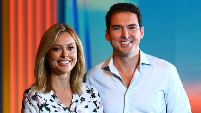 Allison Langdon and Peter Stefanovic were announced as the <i>Weekend Today</i> co-hosts earlier this year. Picture: Britta Campion/The Australian