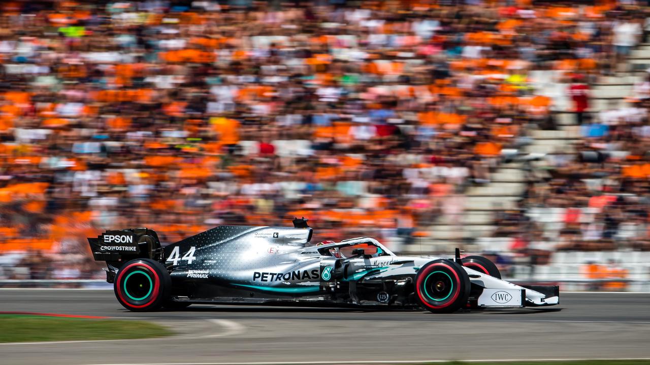 Mercedes' driver Lewis Hamilton has taken pole position at the German GP.