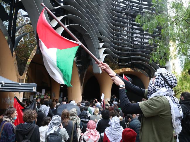 How many of those chanting to wipe out Israel “from the river to the sea” are driven by envy, asks Andrew Bolt? Picture: David Crosling