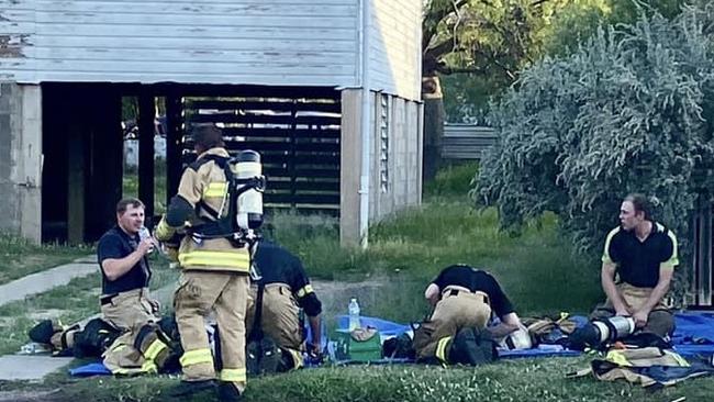 A Roma family is reeling after their  Chrystal St Home was destroyed by fire on November 14. Photo supplied: Sally Douglas.