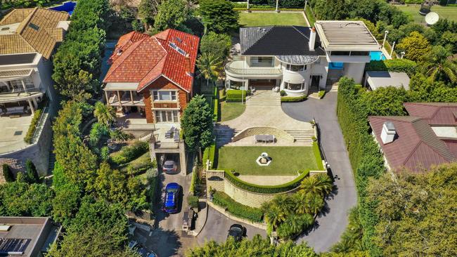 The luxury compound at 8 and 9 Hillside Ave, Vaucluse.