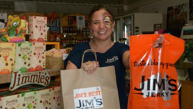 Jim's Jerky chief executive Emily Pullen at the Jerky HQ 20th year celebration on Sunday September 29. Picture: Kate Stephenson