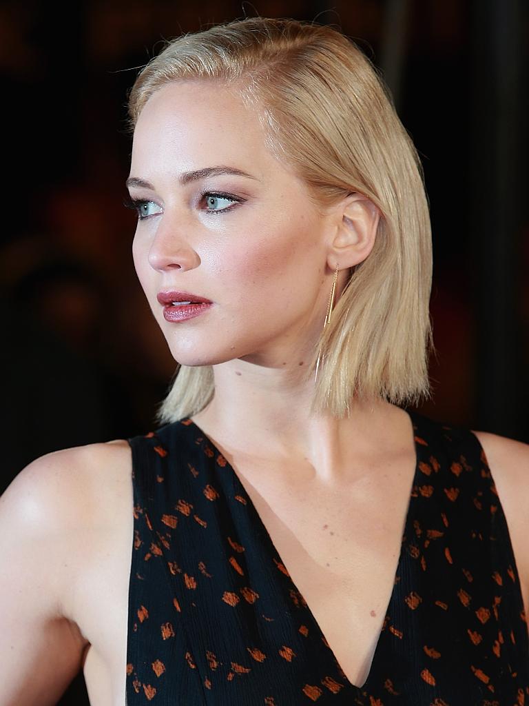 Actress Jennifer Lawrence attends “The Hunger Games: Mockingjay Part 2” UK Premiere at the Odeon Leicester Square on November 5, 2015 in London. Picture: Getty