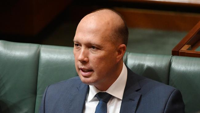 Minister for Immigration Peter Dutton. Picture: AAP