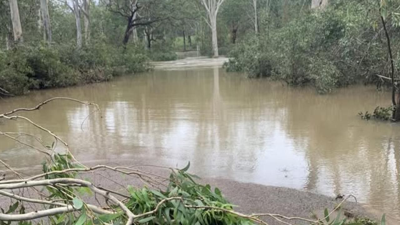 Roads to Hidden Valley Cabins have been damaged due to record breaking floods in the area.