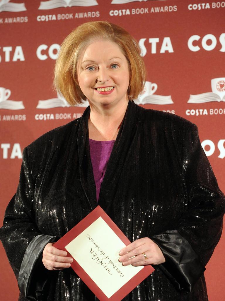 Hilary Mantel won the Costa Book Of The Year at the Costa Book of the Year awards on January 29, 2013 in London, England. Picture: Stuart Wilson/Getty Images.