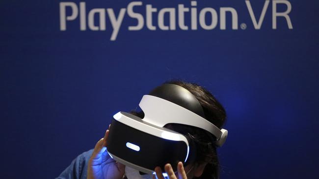 The Sony PlayStation VR headset started shipping to Australians today. New shipments are expected to arrive on November 3. Picture: AP Photo/Eugene Hoshiko