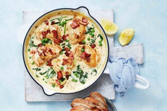 Skillet Chicken and Bacon (Pollo e Bacon in Padella)