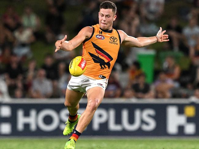 Jake Soligo started like a house on fire for the Crows. Picture: Getty Images