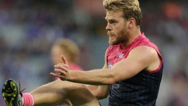 Jack Watts is set to re-sign at Melbourne. Picture: Wayne Ludbey