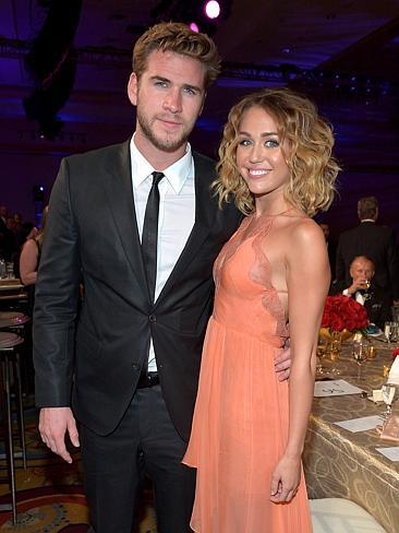 Meeting on the set of the movie, 2010's 'The Last Song' Aussie actor Liam Hemsworth was soon infatuated with Miley Cyrus. Picture: Getty