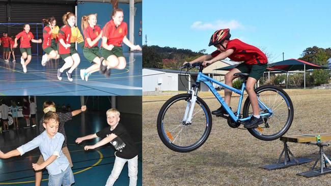 GET MOVING: HPE class is a favourite at St Joseph's. Picture: Contributed