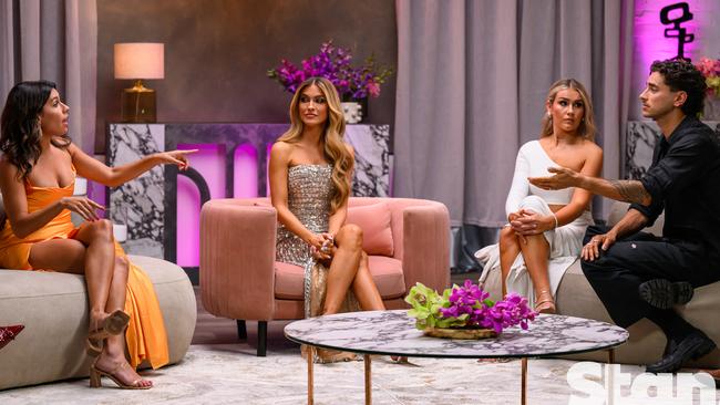 The Season 3 reunion was explosive, says Stause. Picture: Stan