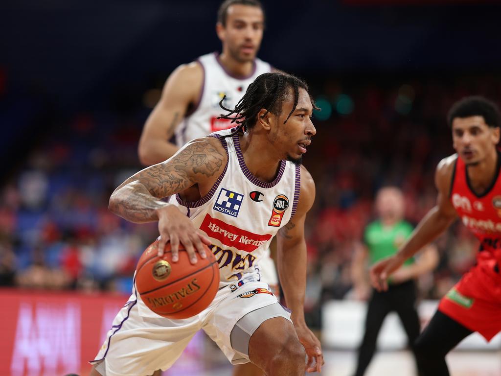 Jaylen Adams has overshadowed NBL’s best two players, as the Kings beat Perth Wildcats. Picture: Getty Images