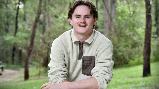 Kurt Jones, 20, is the CEO of the Co-Exist. Picture: Patrick Woods.