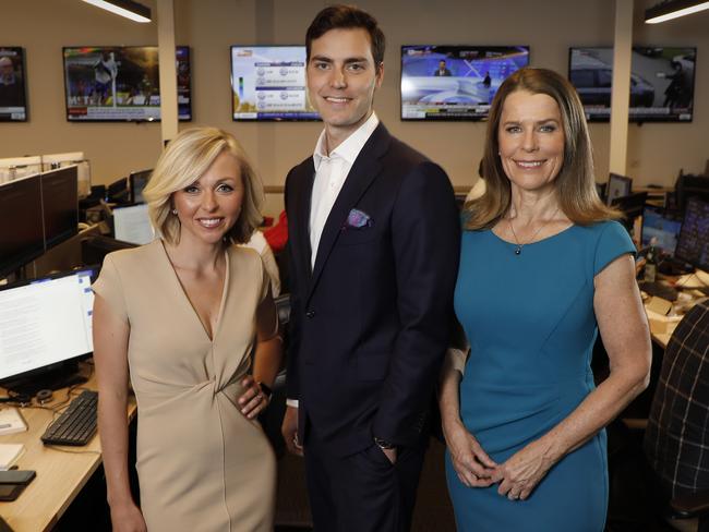 Your Money hosts, Brooke Corte, Chris Kohler and Ticky Fullerton. Picture: Chris Pavlich for News Corp