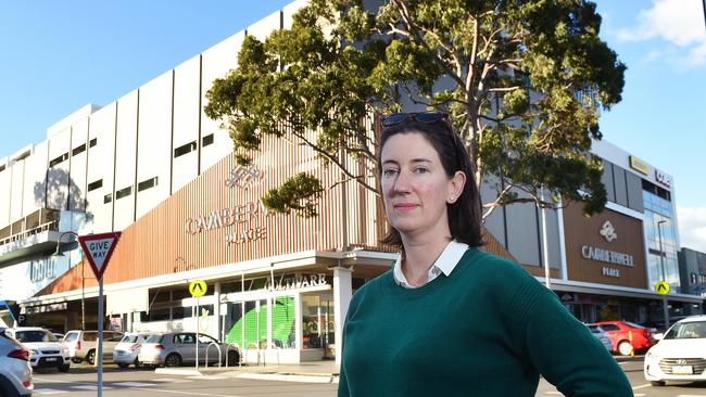 Camberwell Place shopper Claire Miles said it would be a shame if the new food court shops were to go bust. Picture: Josie Hayden